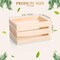 6-Pack 6.5’’ Small Unfinished Wooden Crates – Multipurpose Baskets for Easter Crafts, Home Décor, Bathroom, Display, Toys, Towels, Milk & Wine